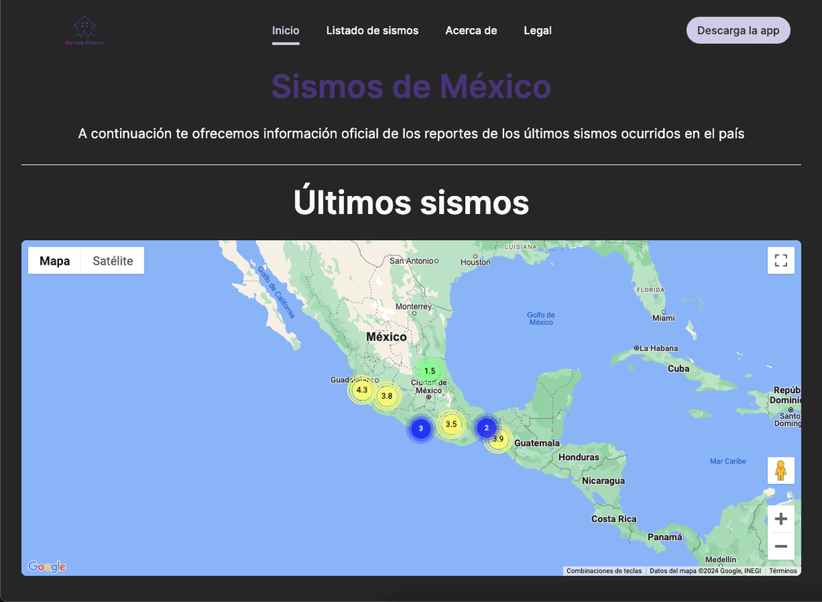 Sismos México